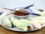 Rezept Rohkost summer rolls mit süß-saurer soße