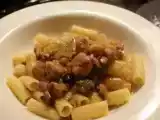 Rezept Rigattoni mit portobello-mushroom-hackbällchen-sauce