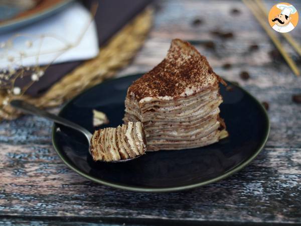 Pfannkuchen nach Tiramisu-Art mit Kaffee und Kakao - Zubereitung Schritt 8