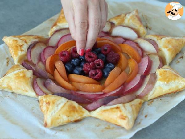 Sternentorte mit Früchten - Zubereitung Schritt 4