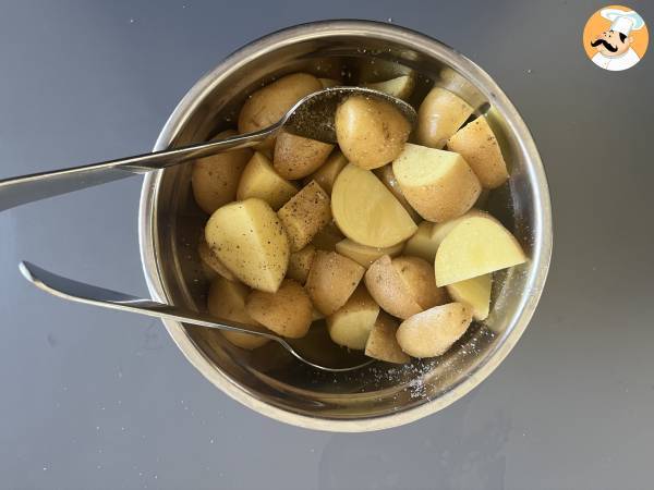 Im Ofen gebratene Kartoffeln, das klassische und unfehlbare Rezept - Zubereitung Schritt 2