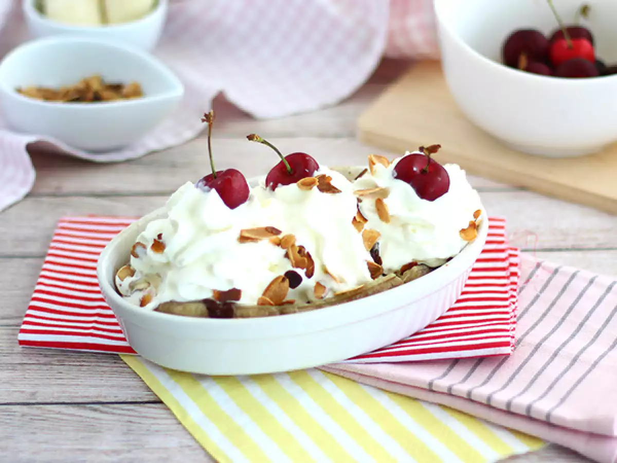 Banana Split, das berühmte Eisdessert