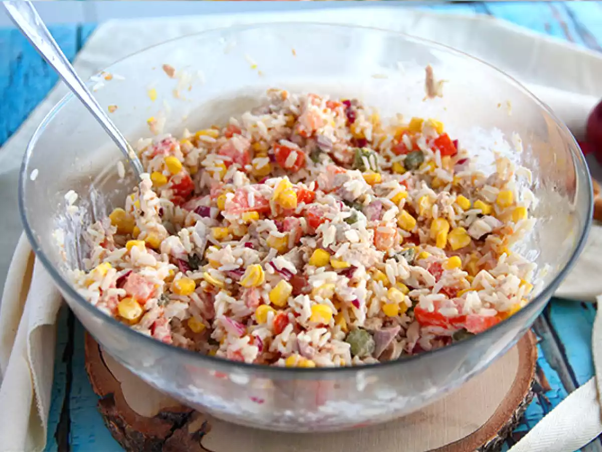 Reissalat (einfach und schnell) - foto 4